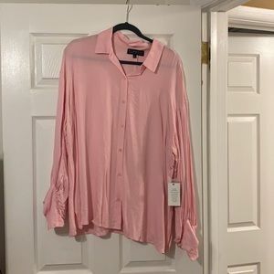 Pink ELOQUII Blouse. Never been worn